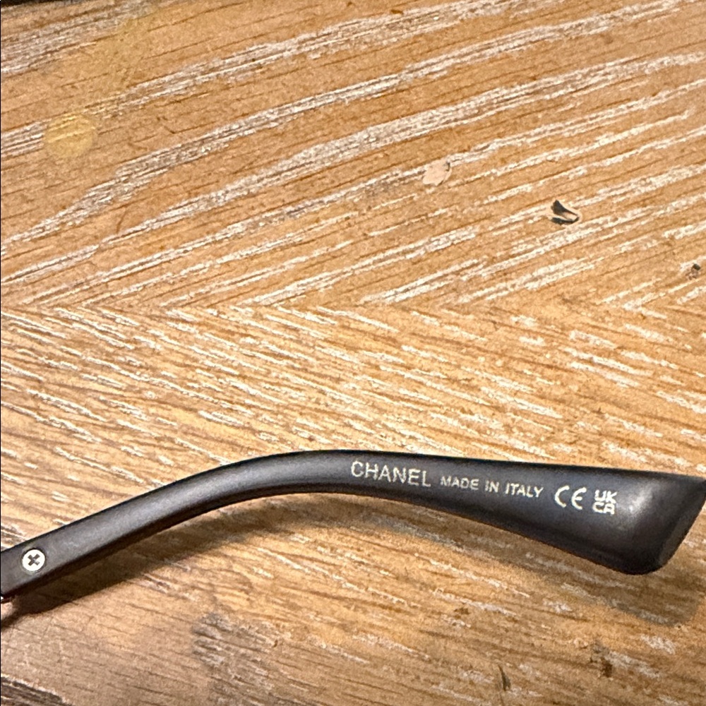 Chanel Black & Silver Sunglasses - Picture 5 of 7